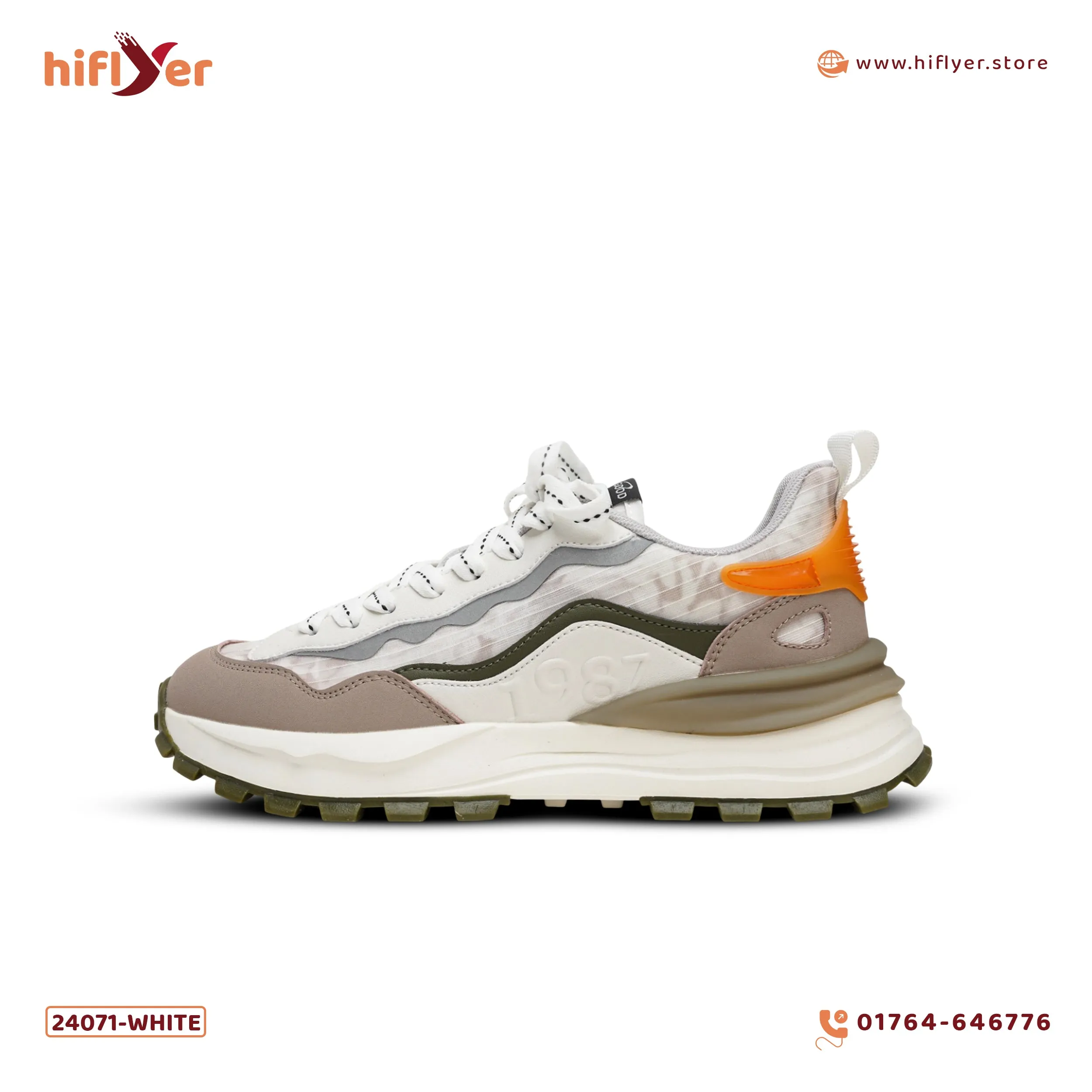 24071-Khaki stylish All Seasons sneaker for men