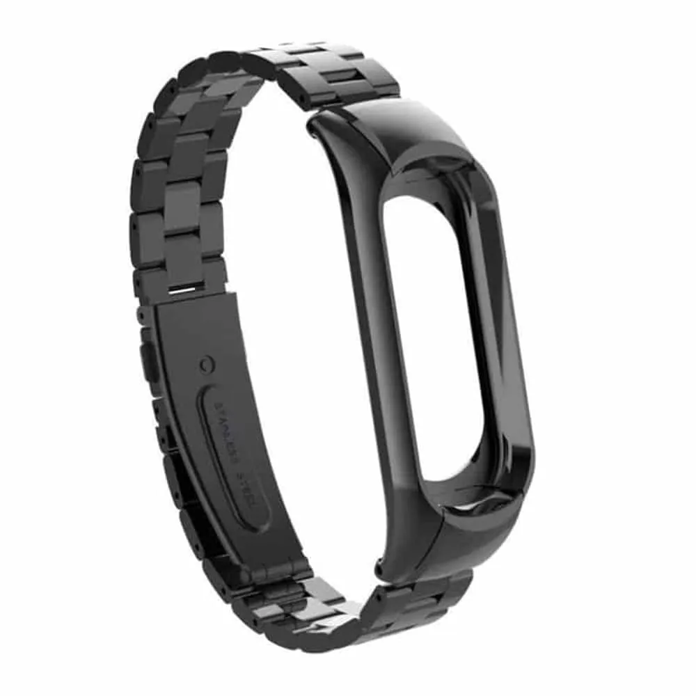 3 Links Stainless Steel Band For Xiao Band 5/6 - Silver