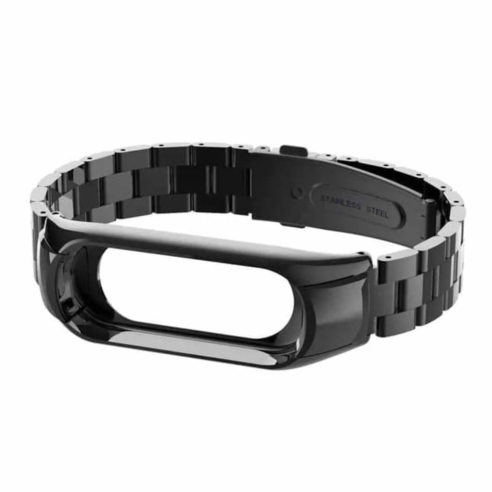3 Links Stainless Steel Band For Xiao Band 5/6 - Silver