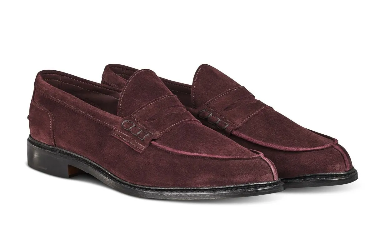 Adam Penny Loafer - Barolo Suede