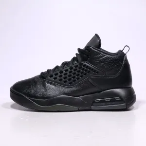Air Jordan Maxin 20 High-Top Sneakers Leather Black Colour For Men