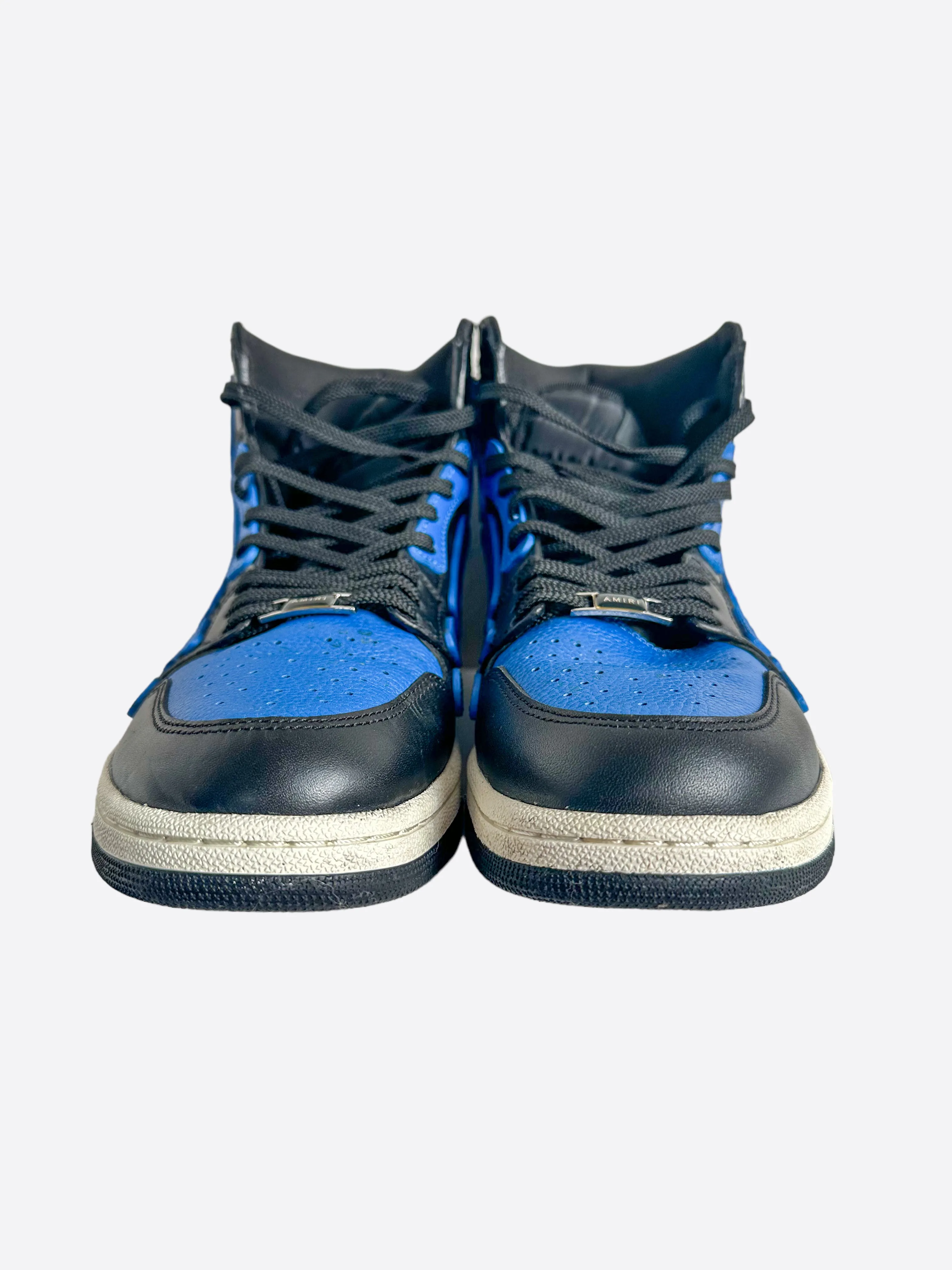 Amiri Black & Blue Skeleton High Tops