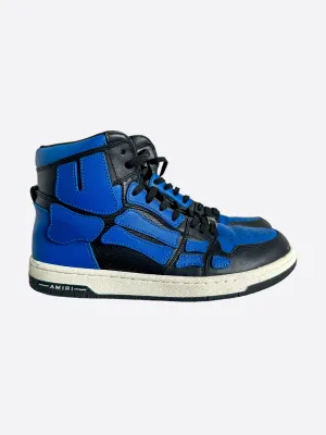 Amiri Black & Blue Skeleton High Tops