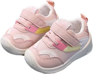 Baby Boy Girl Breathable Sneakers Infant Non Slip Lightweight Toddler First Walking Shoes Toddler Canvas Shoes Slip On