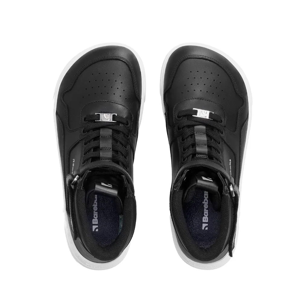 Barebarics Zing Hi-Top Leather Sneaker - Black & White 36 - Like New