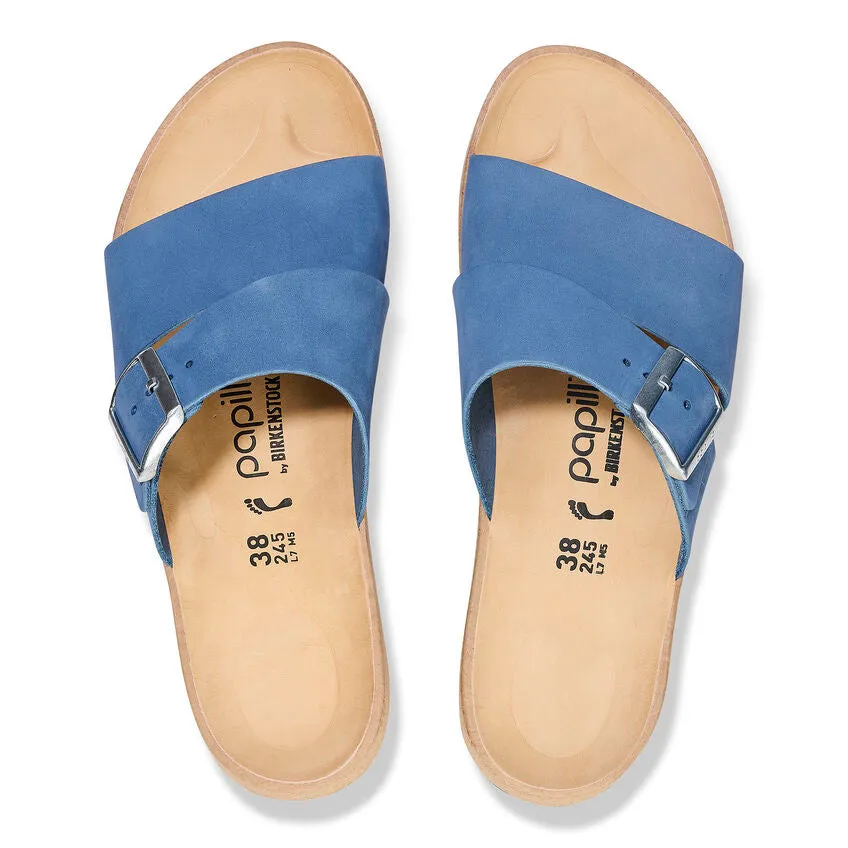 Birkenstock Almina Elemental Blue Nubuck Leather