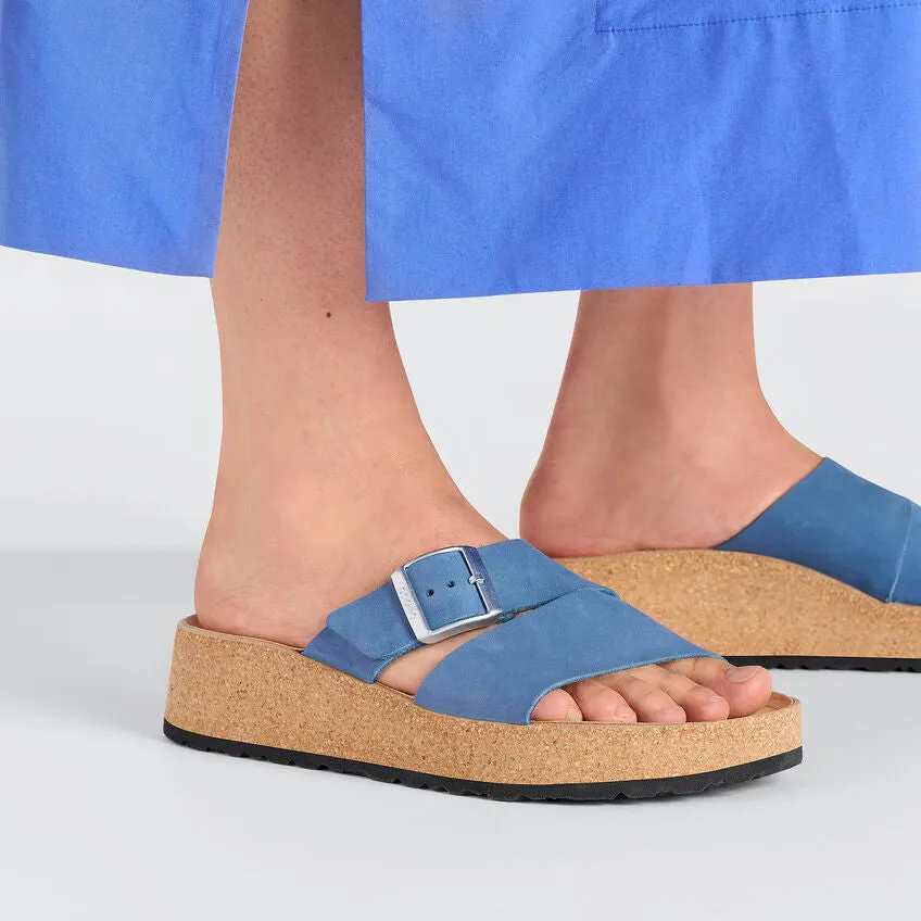Birkenstock Almina Elemental Blue Nubuck Leather
