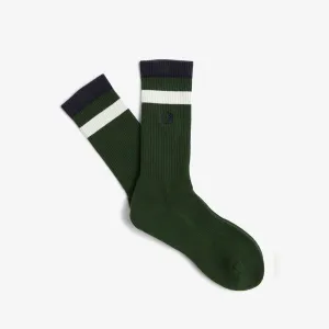 Bold Twin Tipped Socks (Ivy)