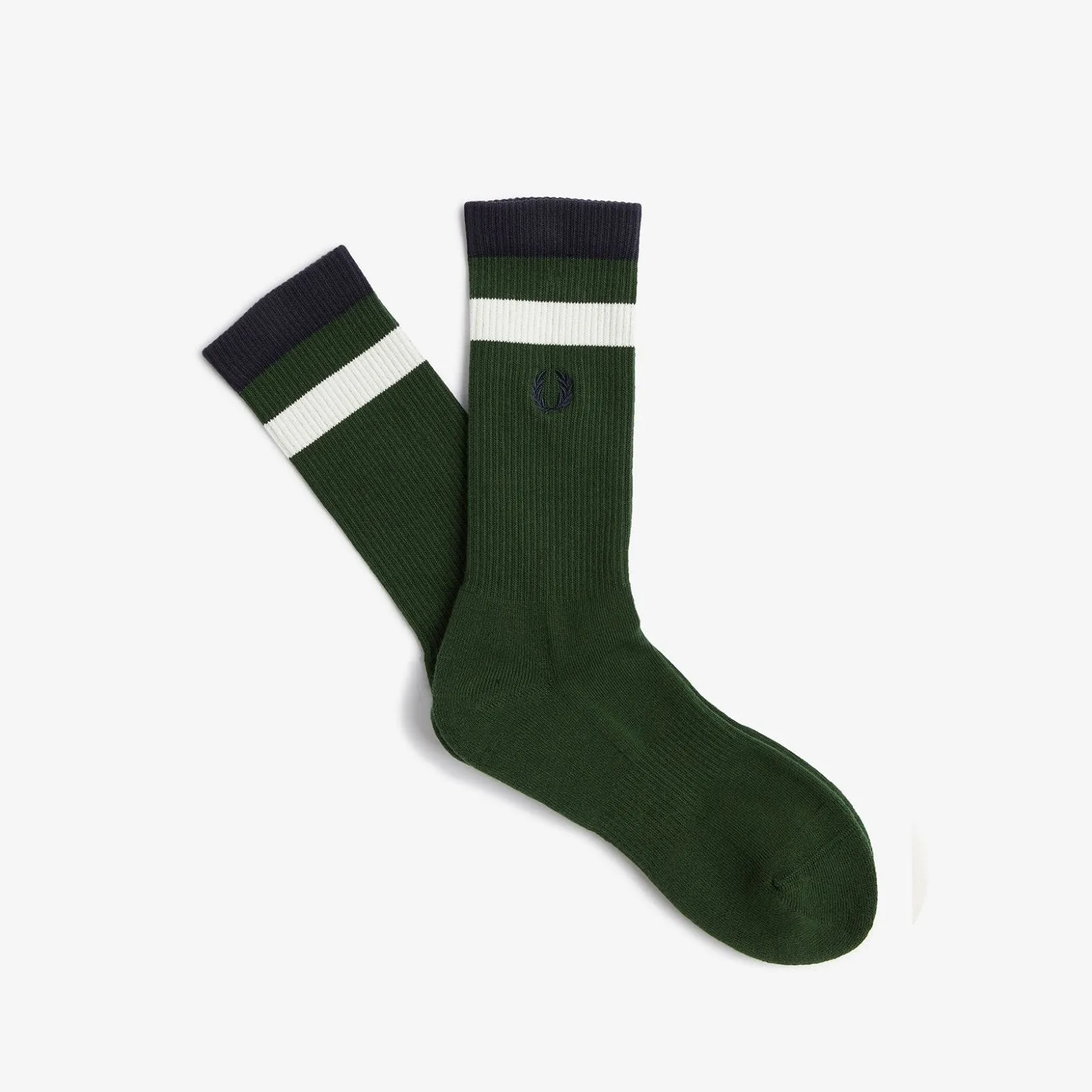 Bold Twin Tipped Socks (Ivy)