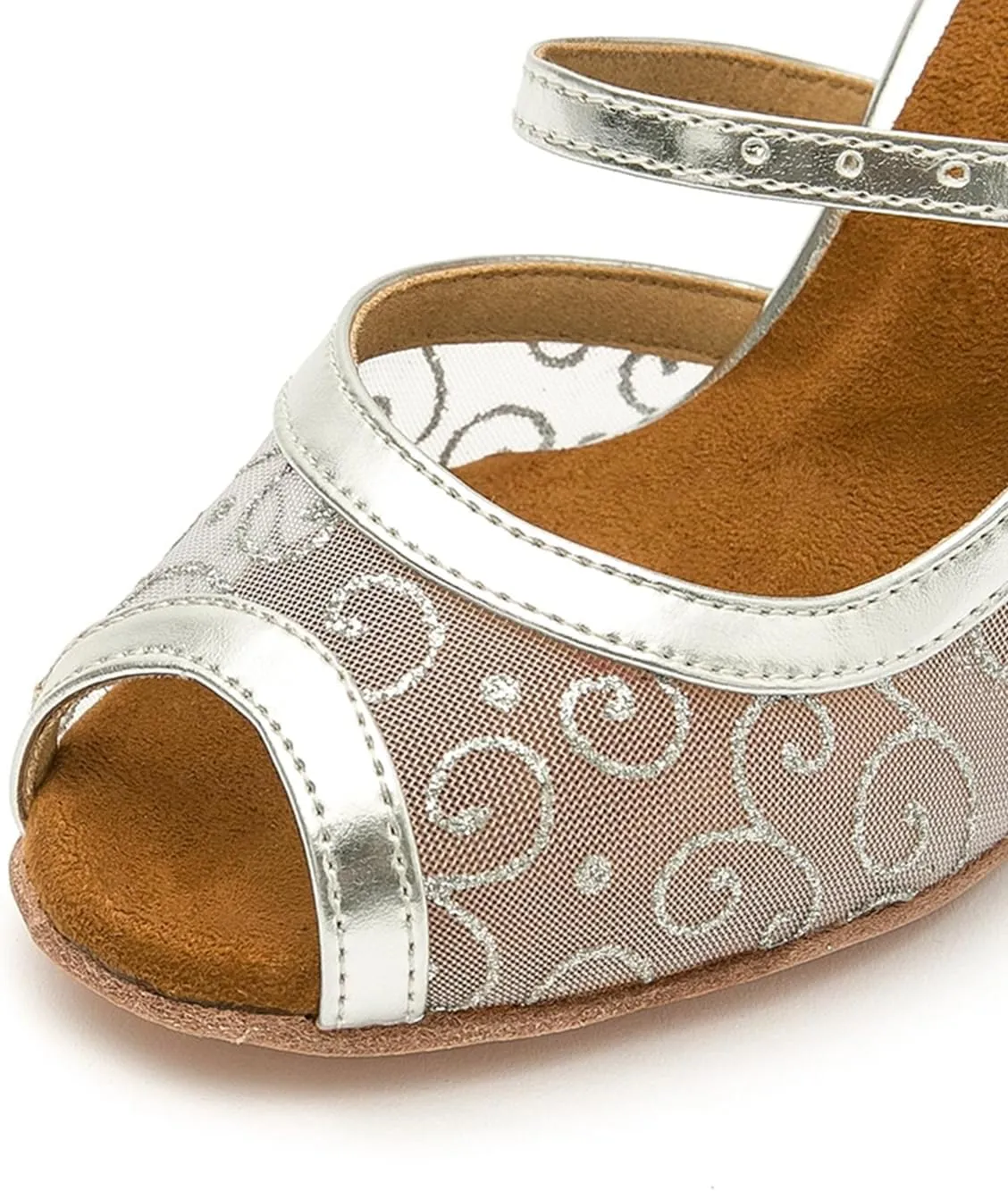 Breathable Mesh vamp Dance Shoes for Women Ballroom Party Bridal Wedding Sandals