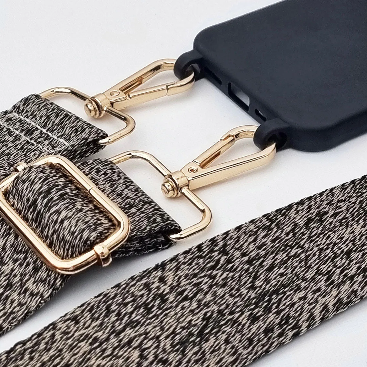 Bronze Melange Woven Strap