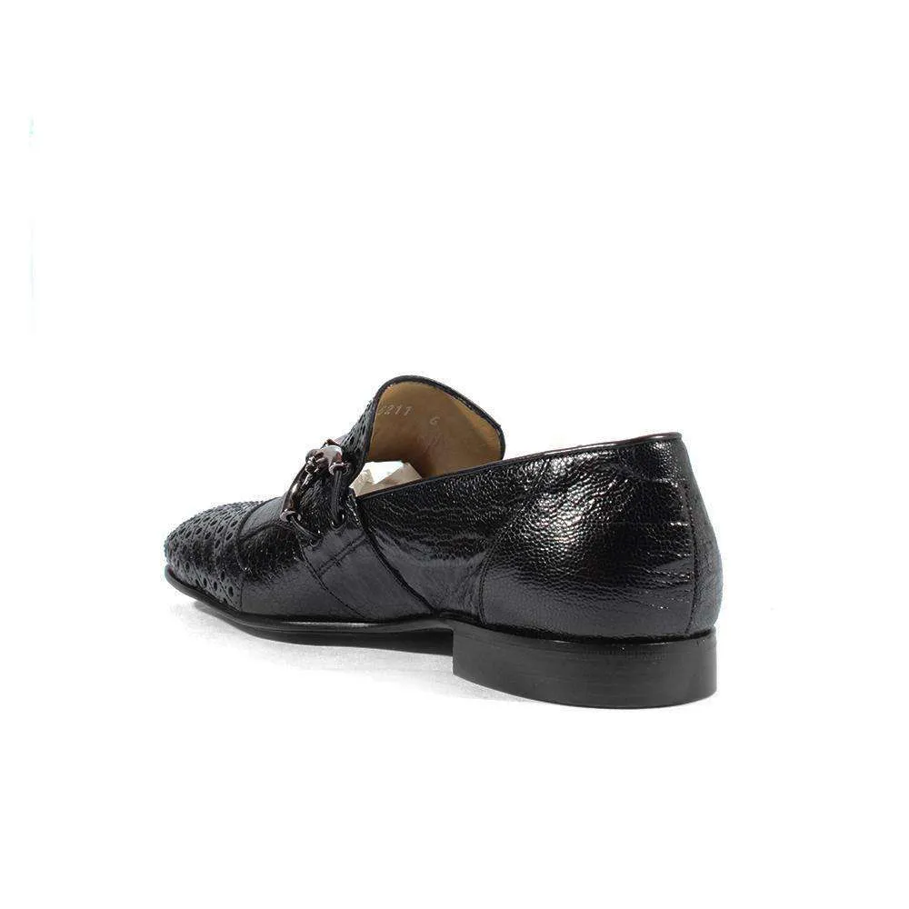 Cesare Paciotti Luxury Italian Italian Men's Designer Shoes Magic Baby Black Struz Leather Loafers (CPM2618)