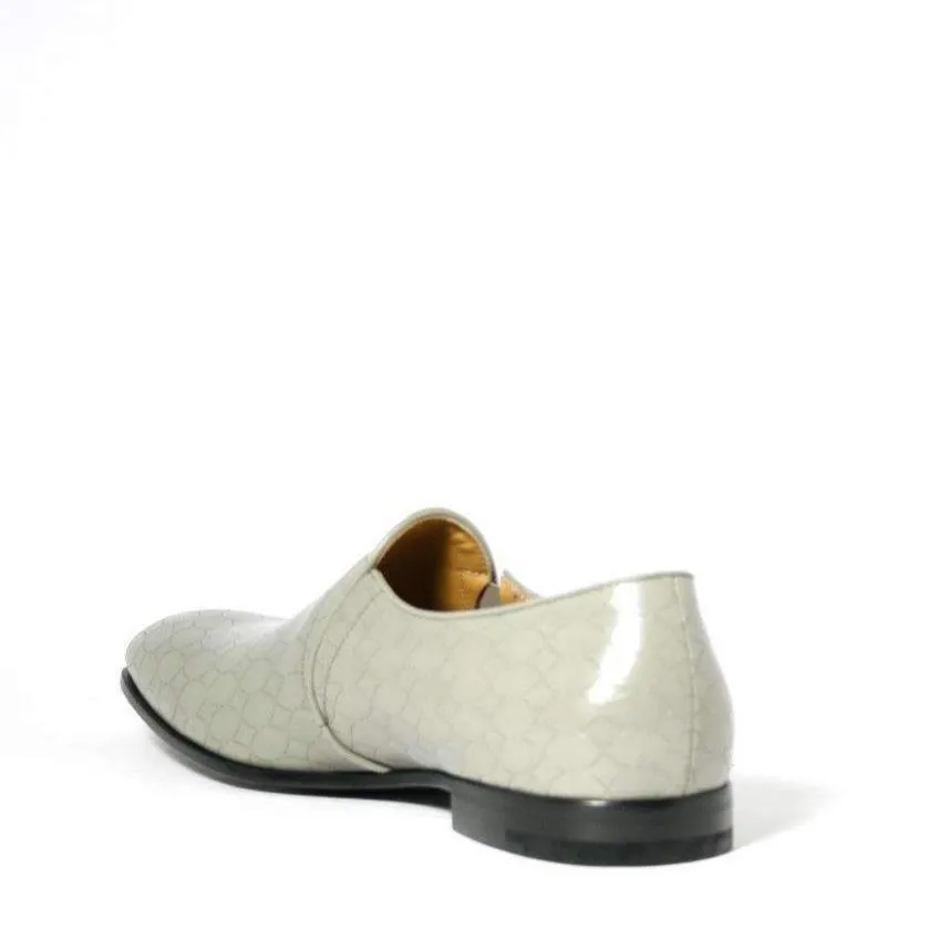 Cesare Paciotti Luxury Italian Magic Baby Fumo Leather Loafers (CPM2322)