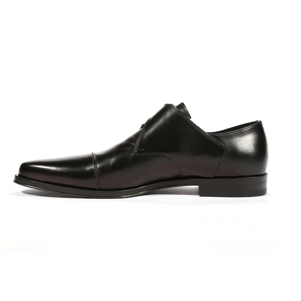 Cesare Paciotti Luxury Italian Men's Buckhold Loafers Baby Lux Black P Designer Shoes (CPM5418)