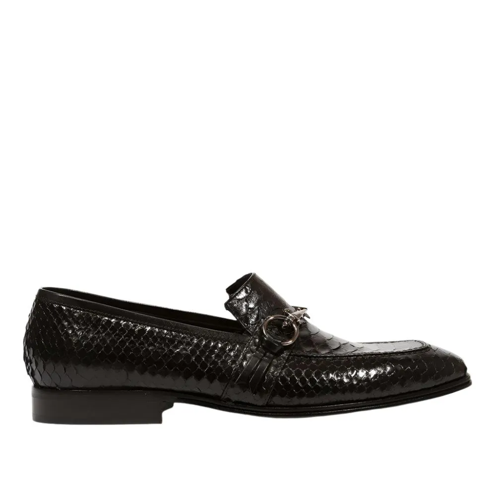 Cesare Paciotti Luxury Italian Men's Curtus Black Leather Loafers (CPM5332)