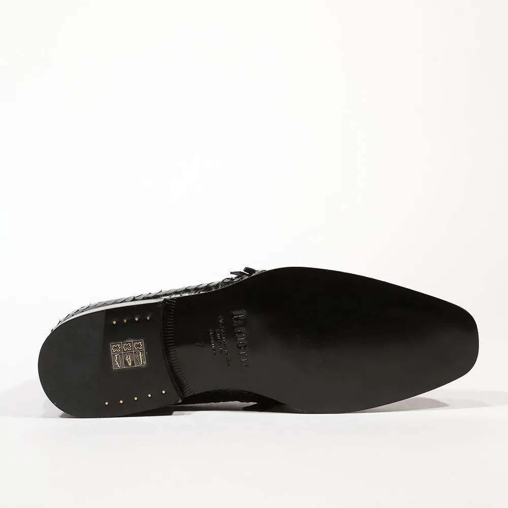 Cesare Paciotti Luxury Italian Men's Curtus Black Leather Loafers (CPM5332)