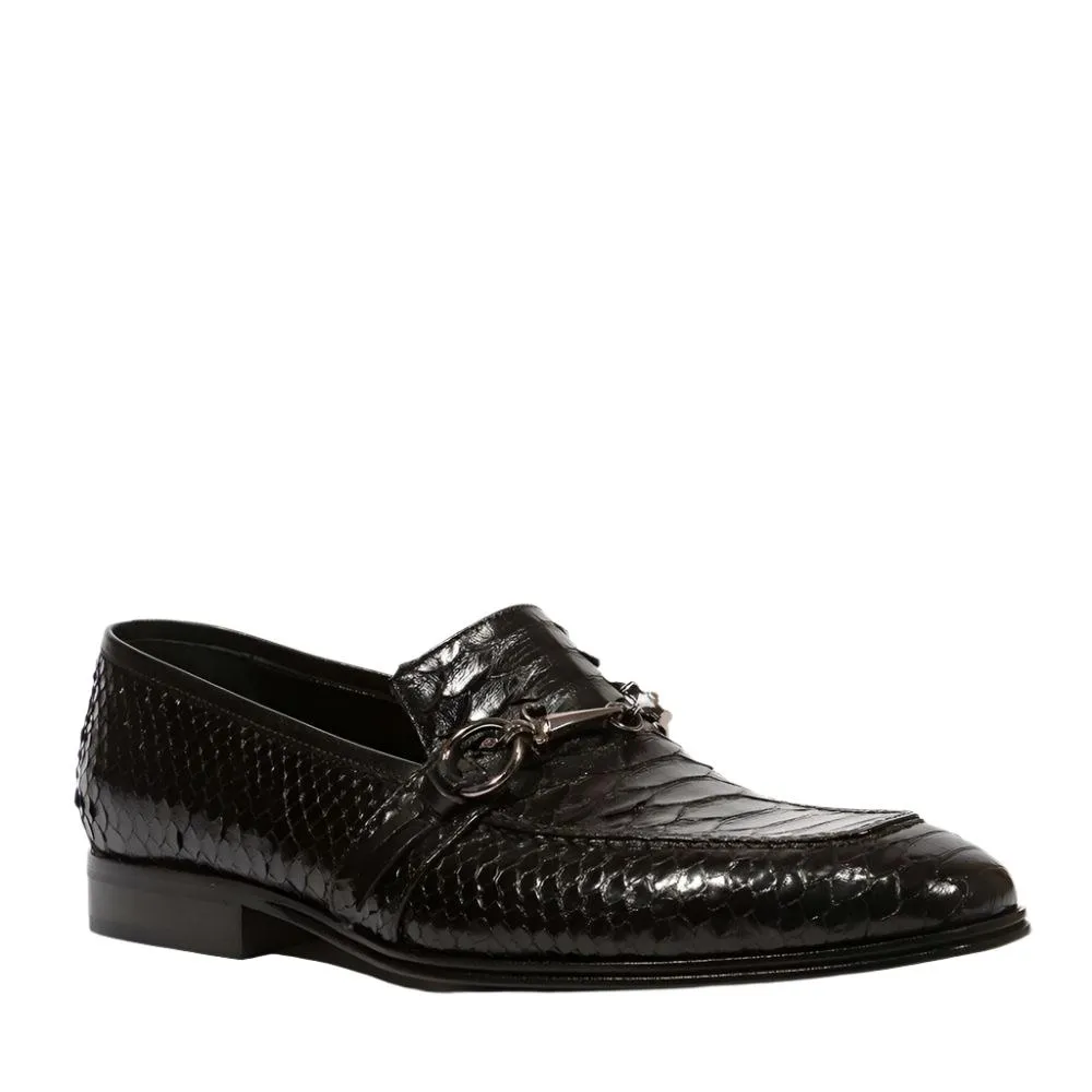 Cesare Paciotti Luxury Italian Men's Curtus Black Leather Loafers (CPM5332)
