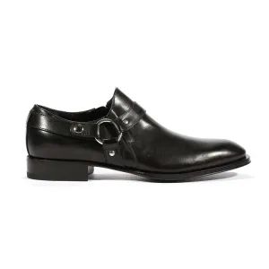 Cesare Paciotti Luxury Italian Men's Loafers Baby Black Lux T Designer Shoes (CPM5472)