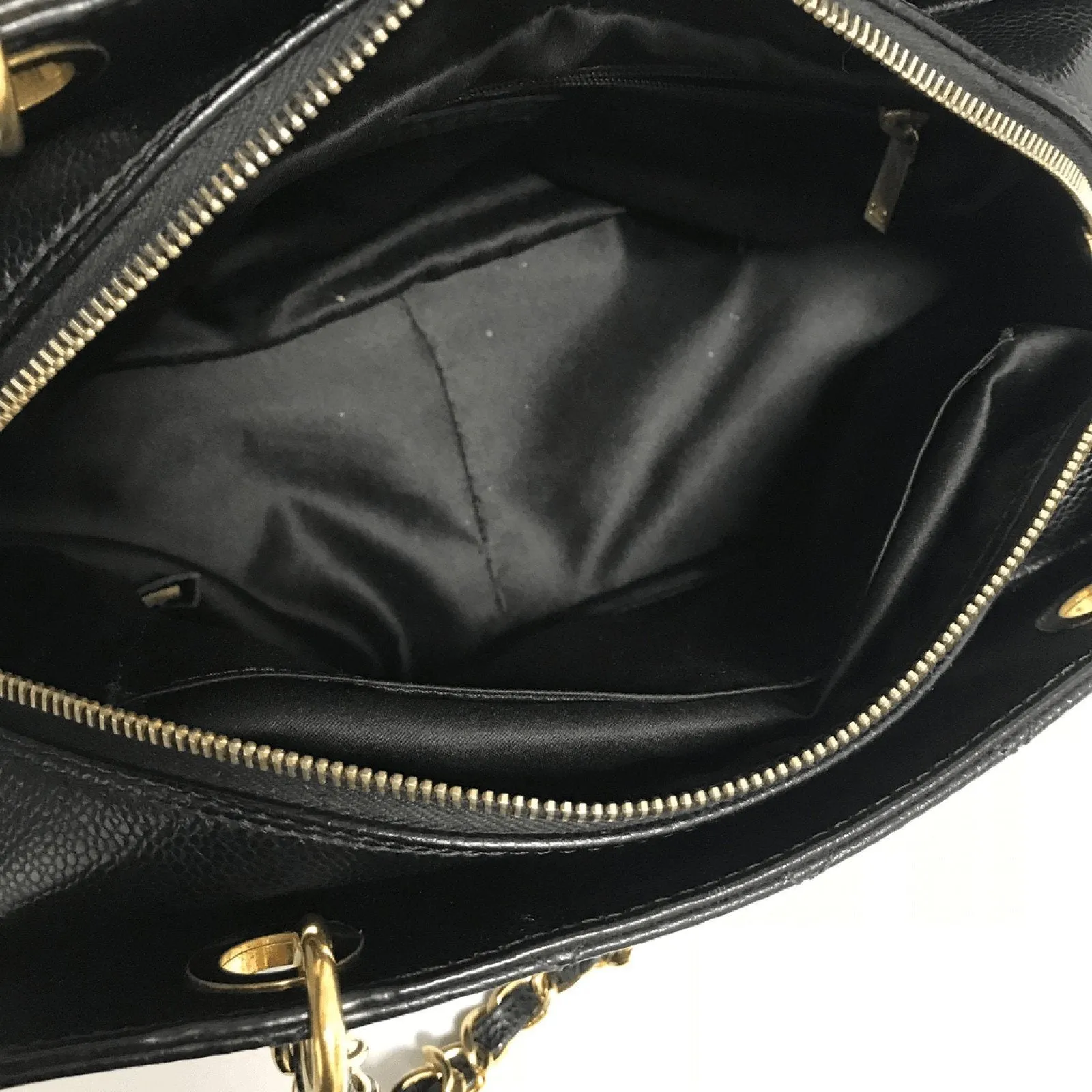 Chanel Black Caviar Petite Timeless Tote