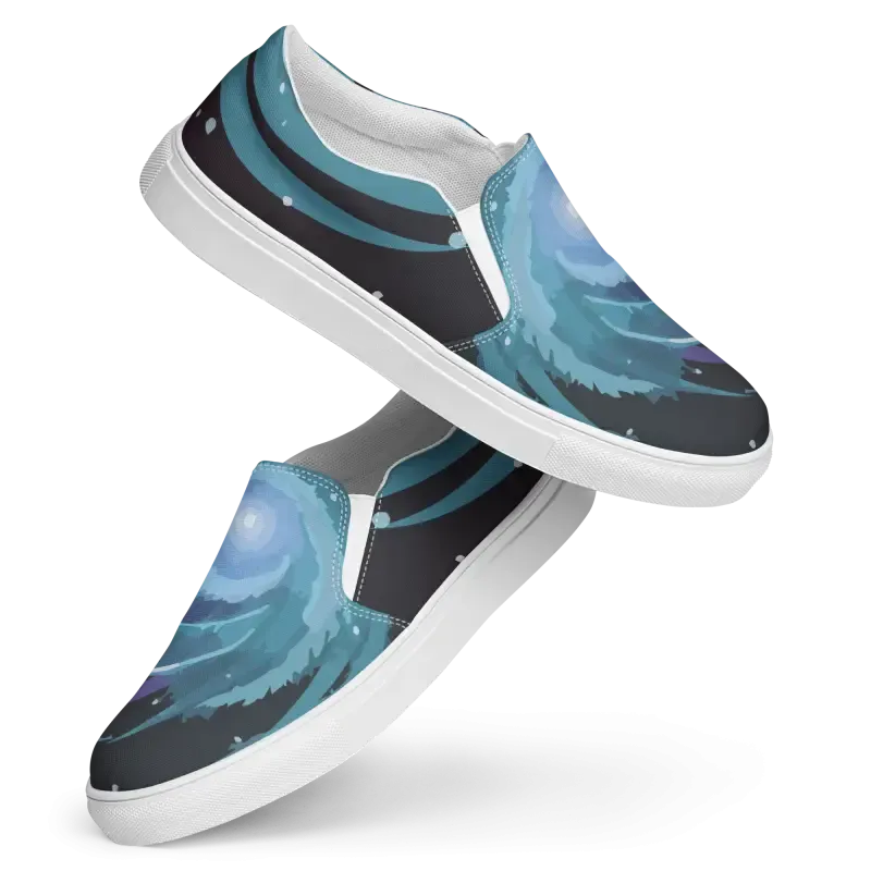 Chic Canvas Shoes Men's Slip Ons