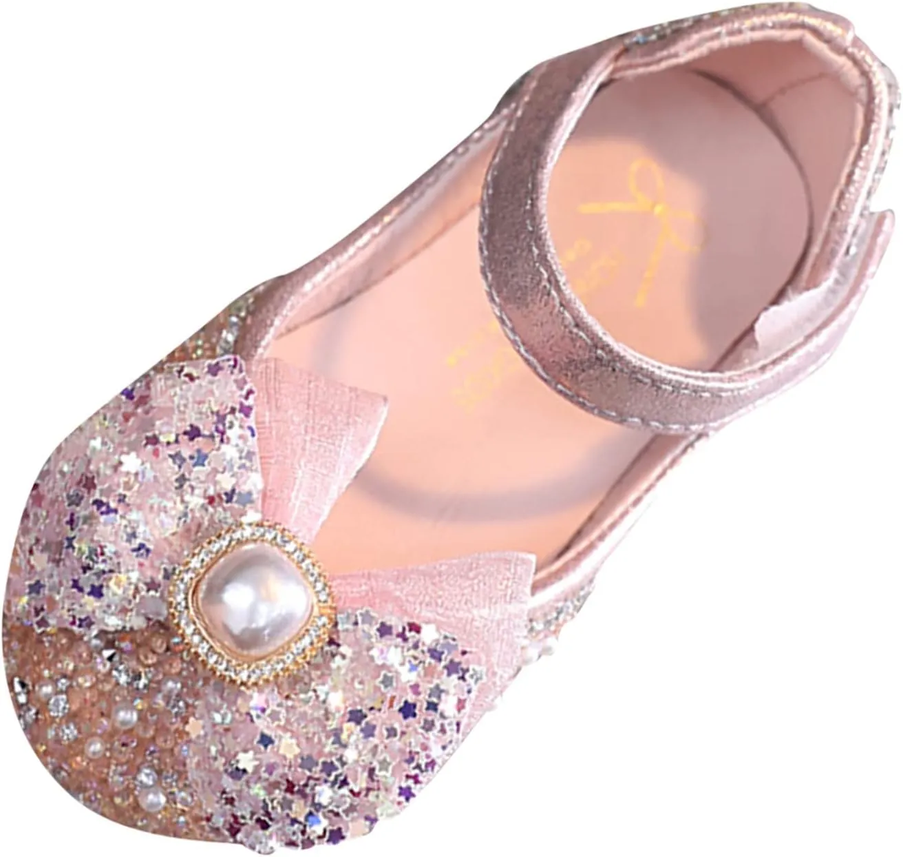 Children Shoes Fashion Flat Bottom Princess Shoes with Diamond Single Shoe Performance Shoes Cute Shoes for Girls (Red, 3 Big Kids)
