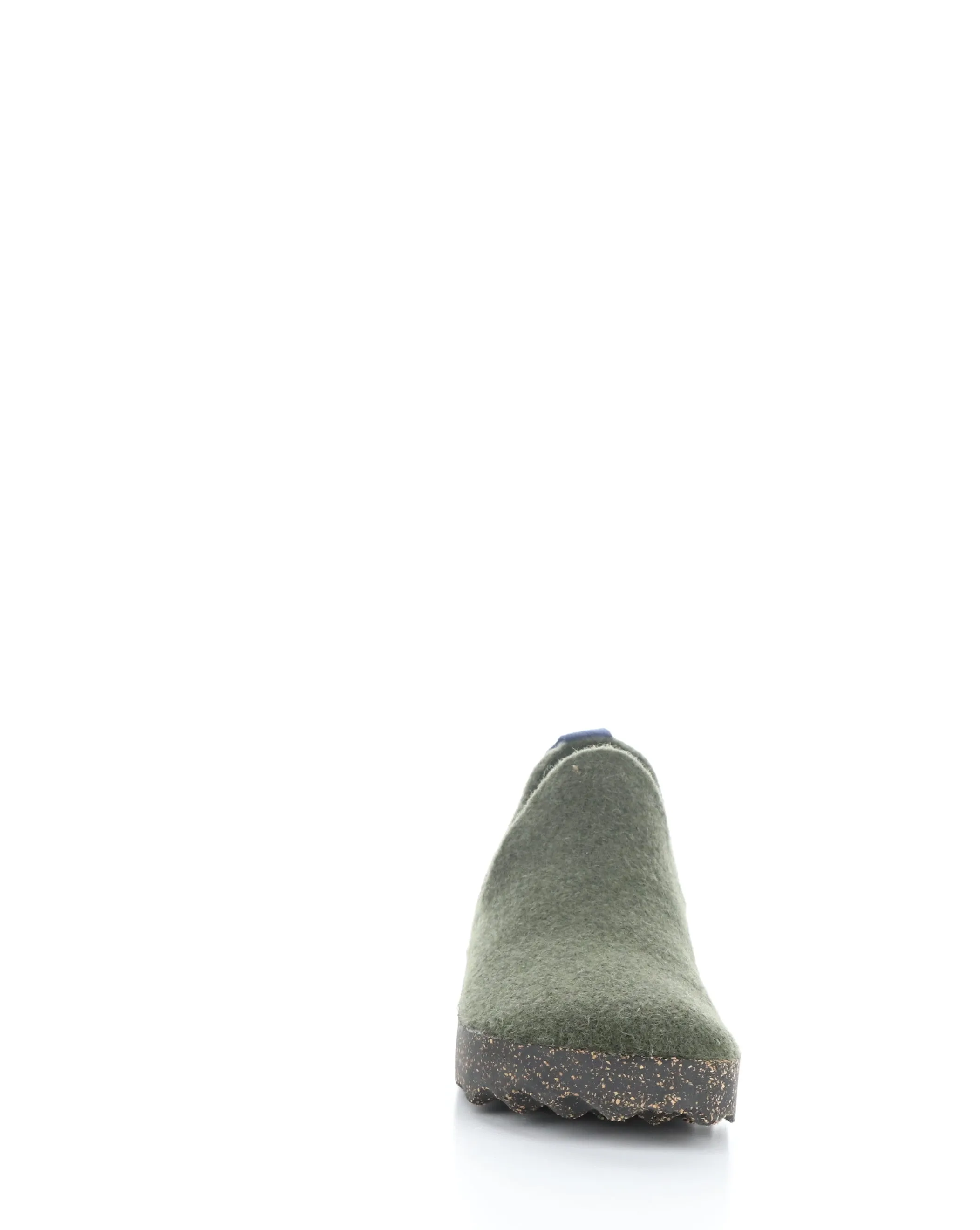 CITY MILITARY GREEN Round Toe Shoes