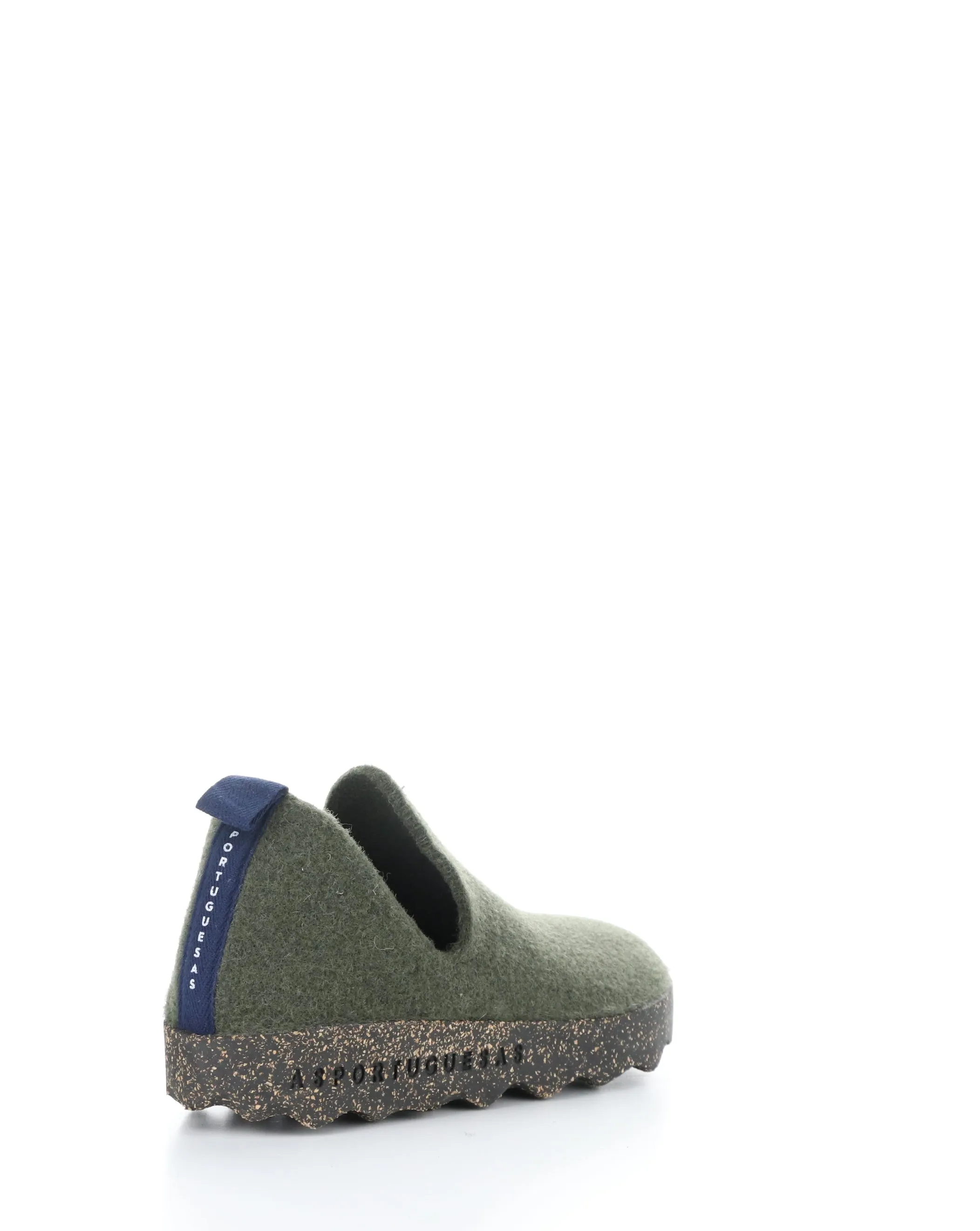 CITY MILITARY GREEN Round Toe Shoes