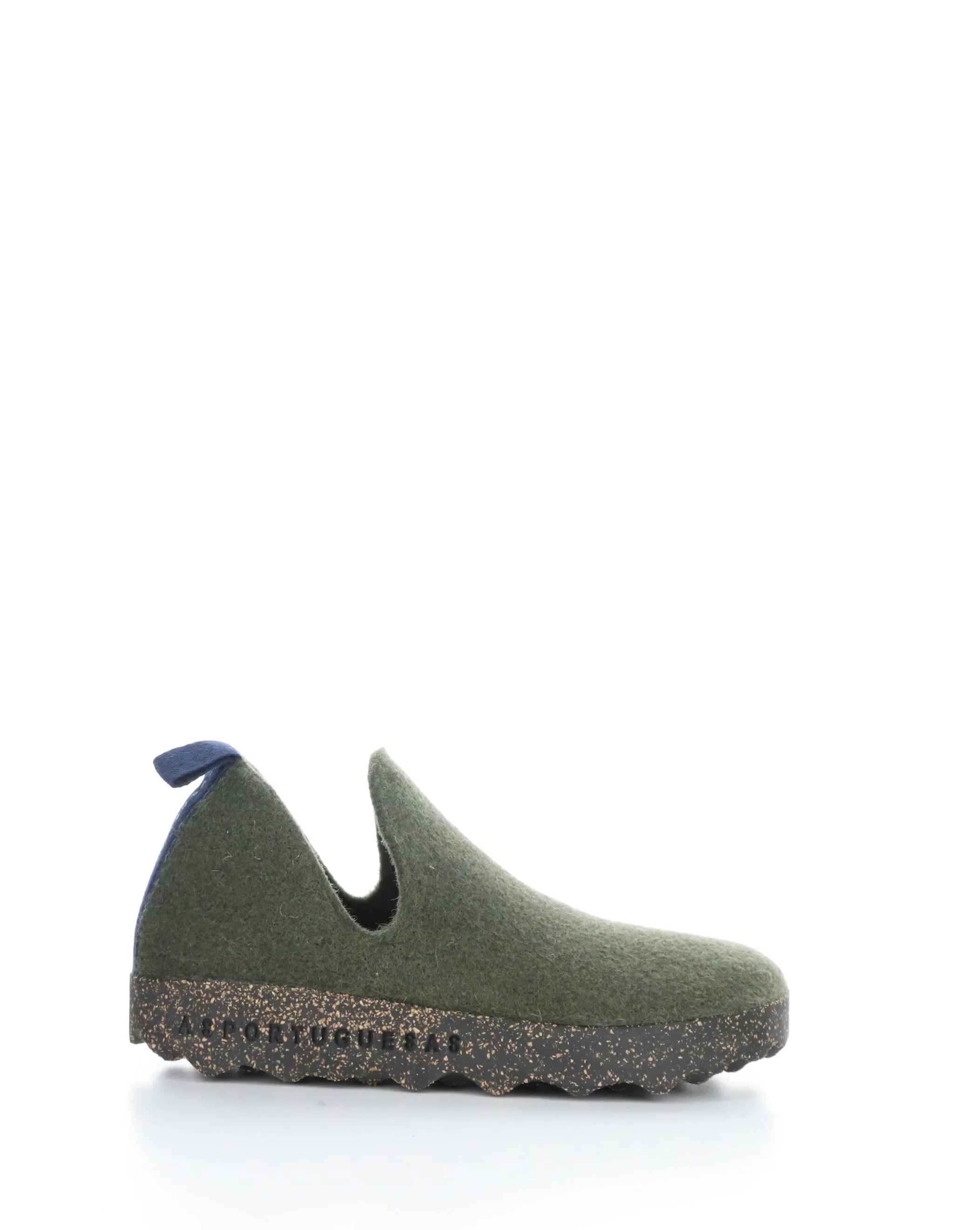 CITY MILITARY GREEN Round Toe Shoes