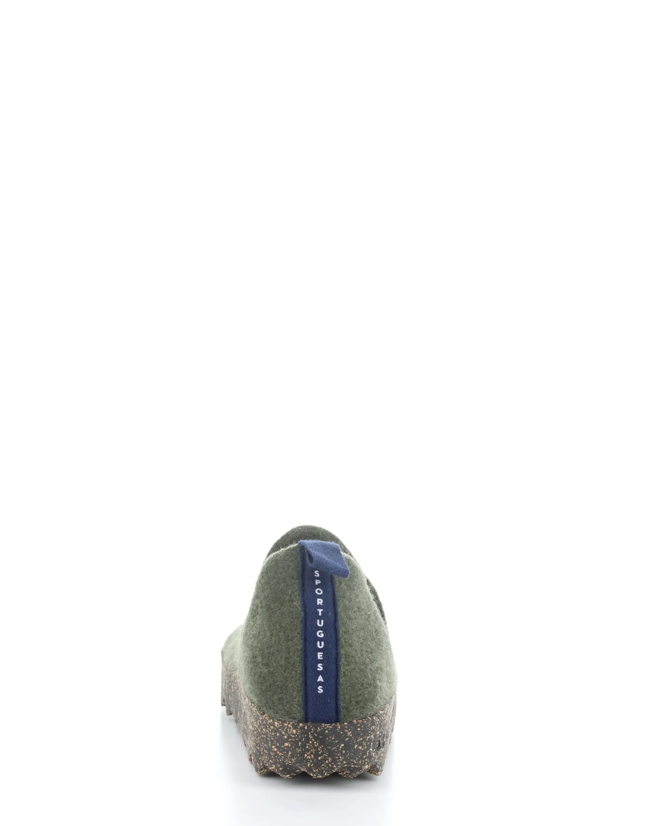 CITY MILITARY GREEN Round Toe Shoes