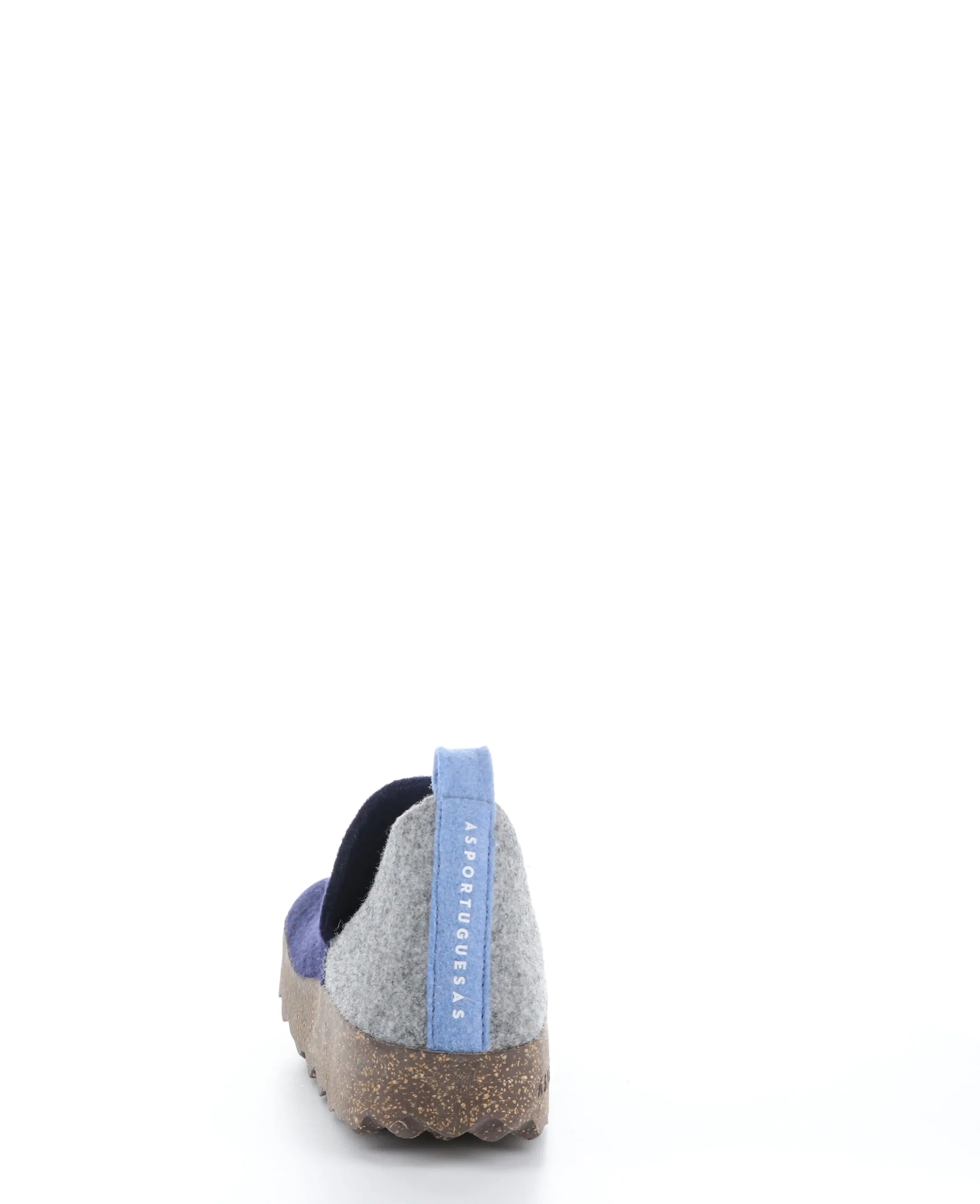 CITY086ASP Navy/Conc/Bblue Round Toe Shoes