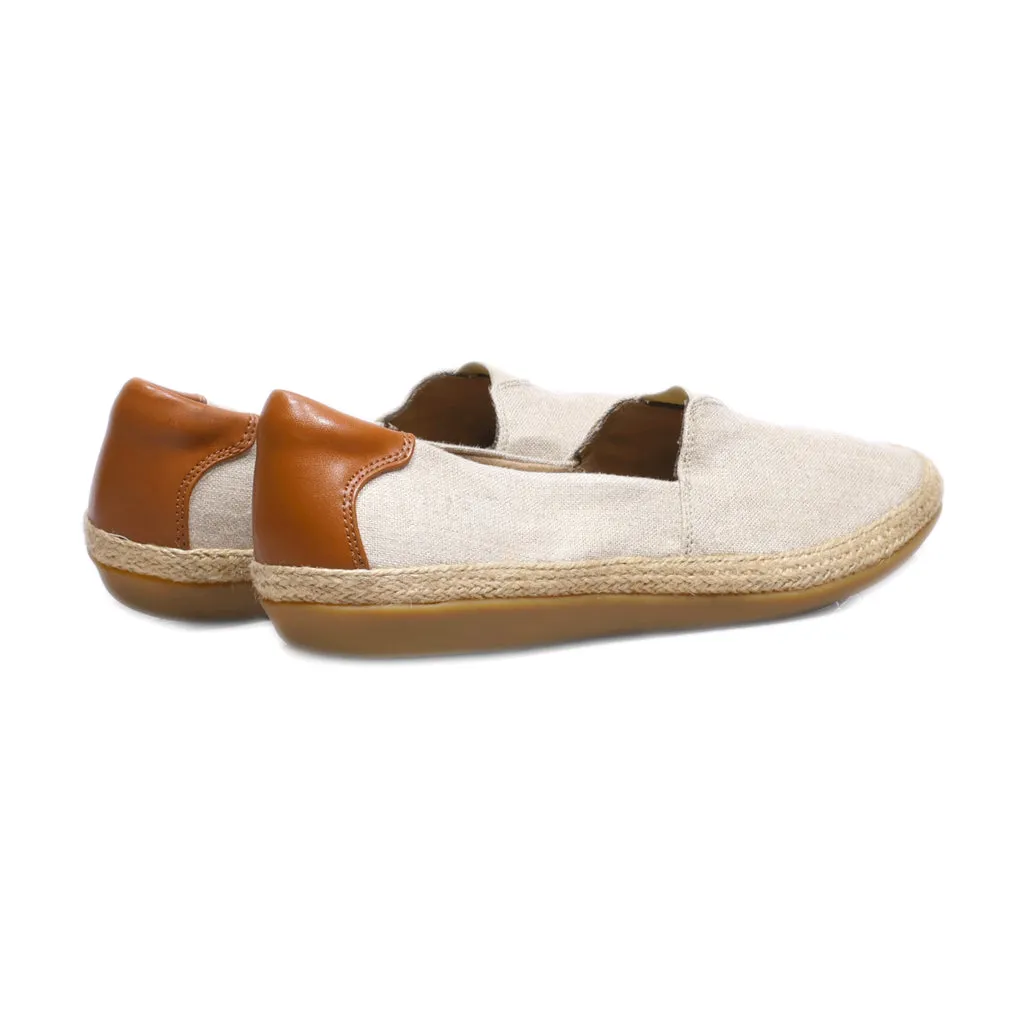 Clarks Espadrilles Fabric Beige Colour For Women