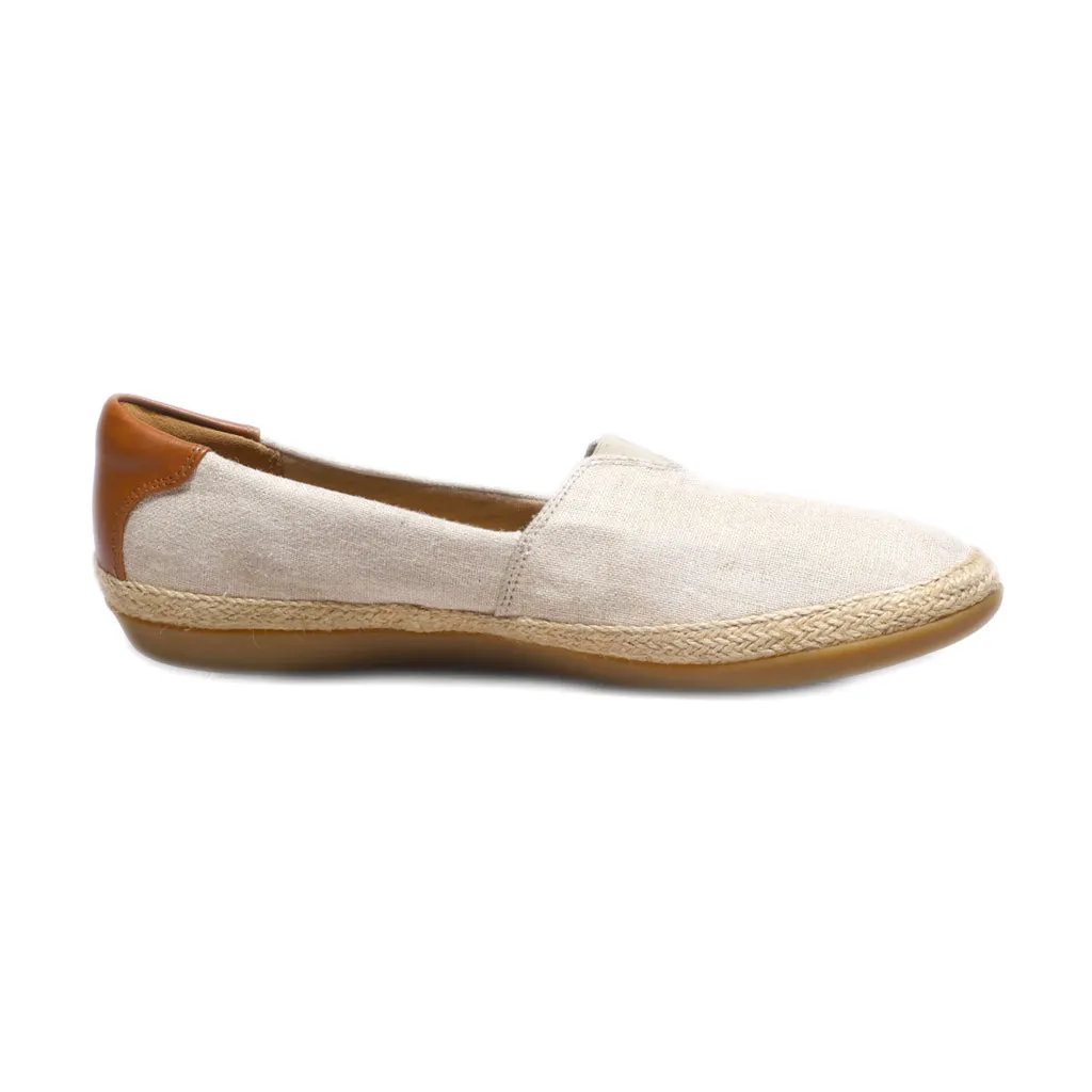 Clarks Espadrilles Fabric Beige Colour For Women