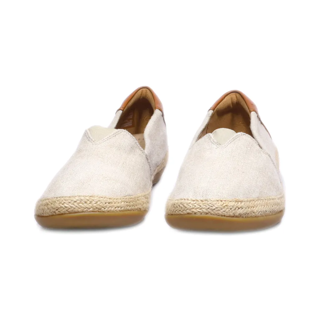 Clarks Espadrilles Fabric Beige Colour For Women