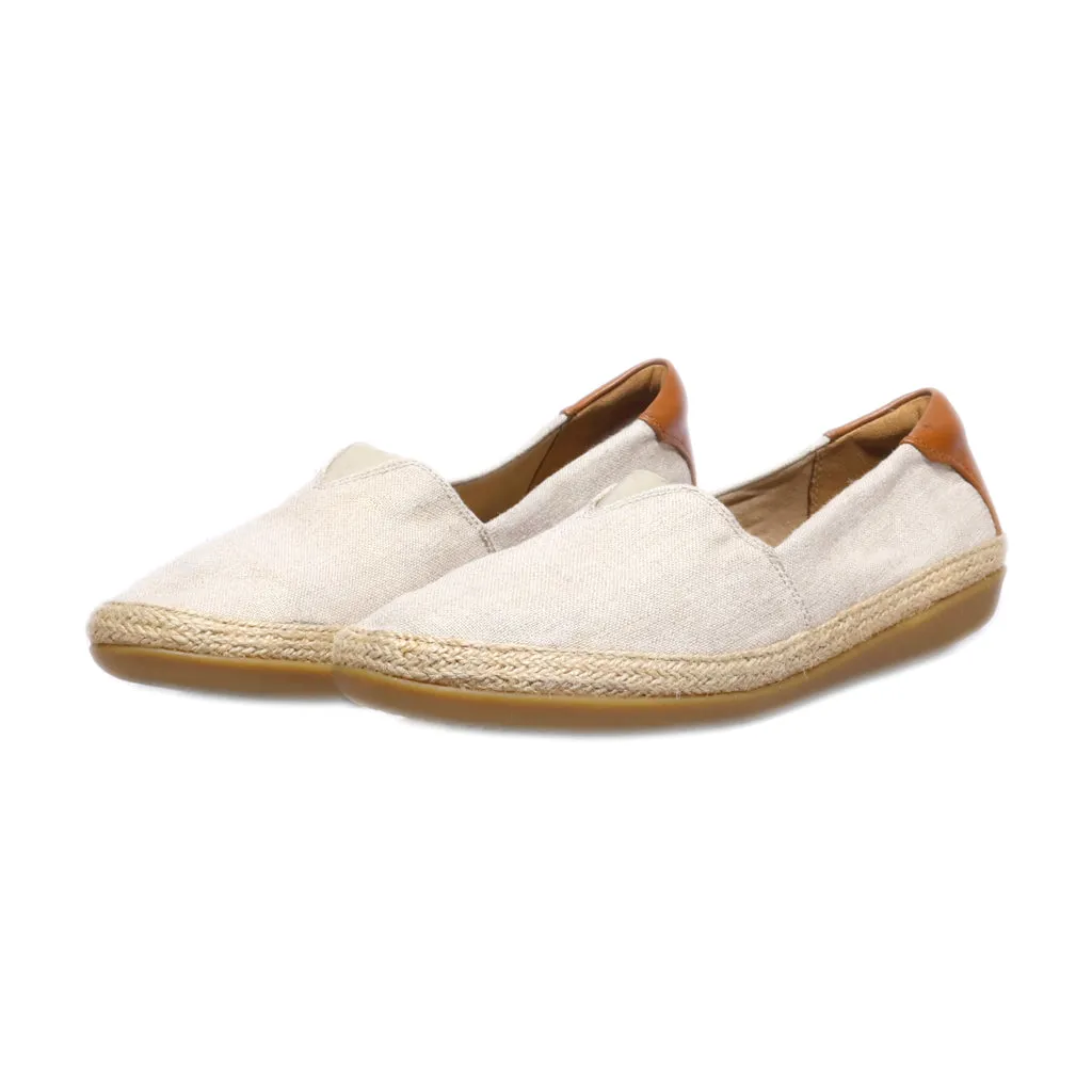 Clarks Espadrilles Fabric Beige Colour For Women