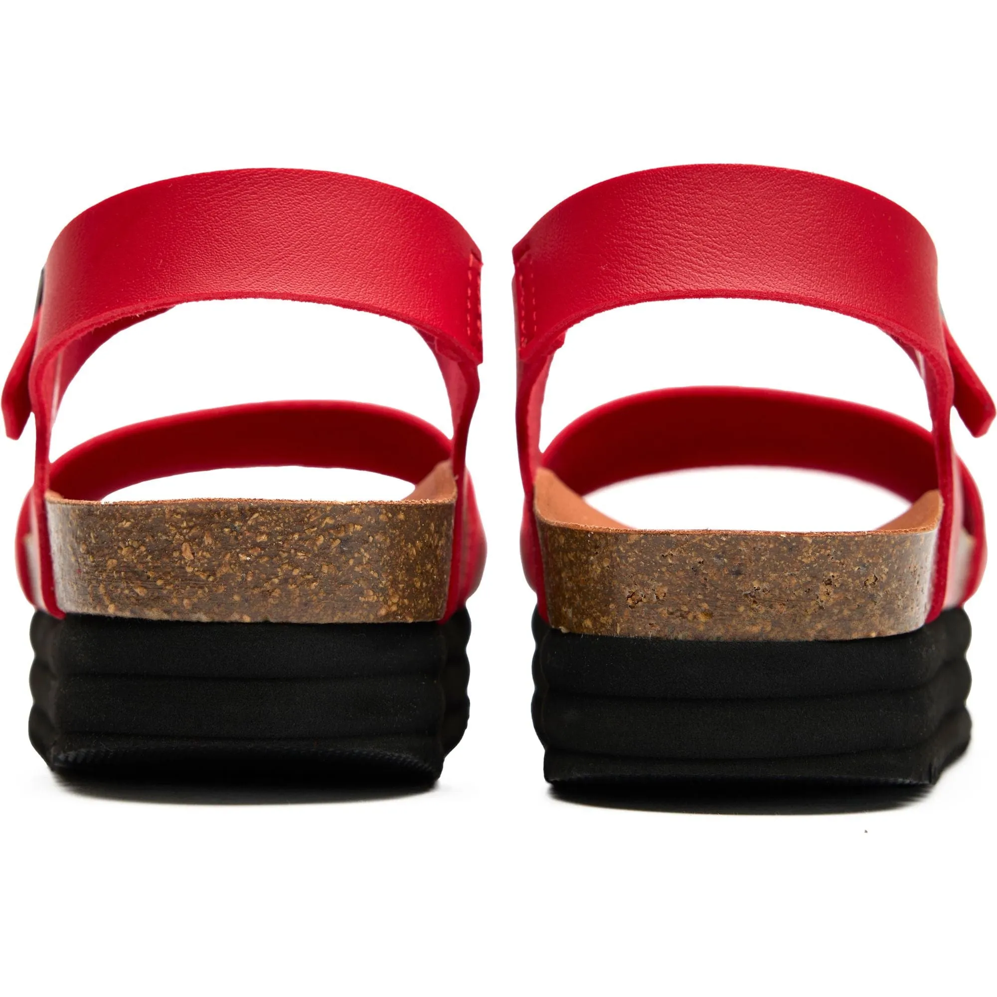 Clove Women's Vegan Flatform Sandals | Red