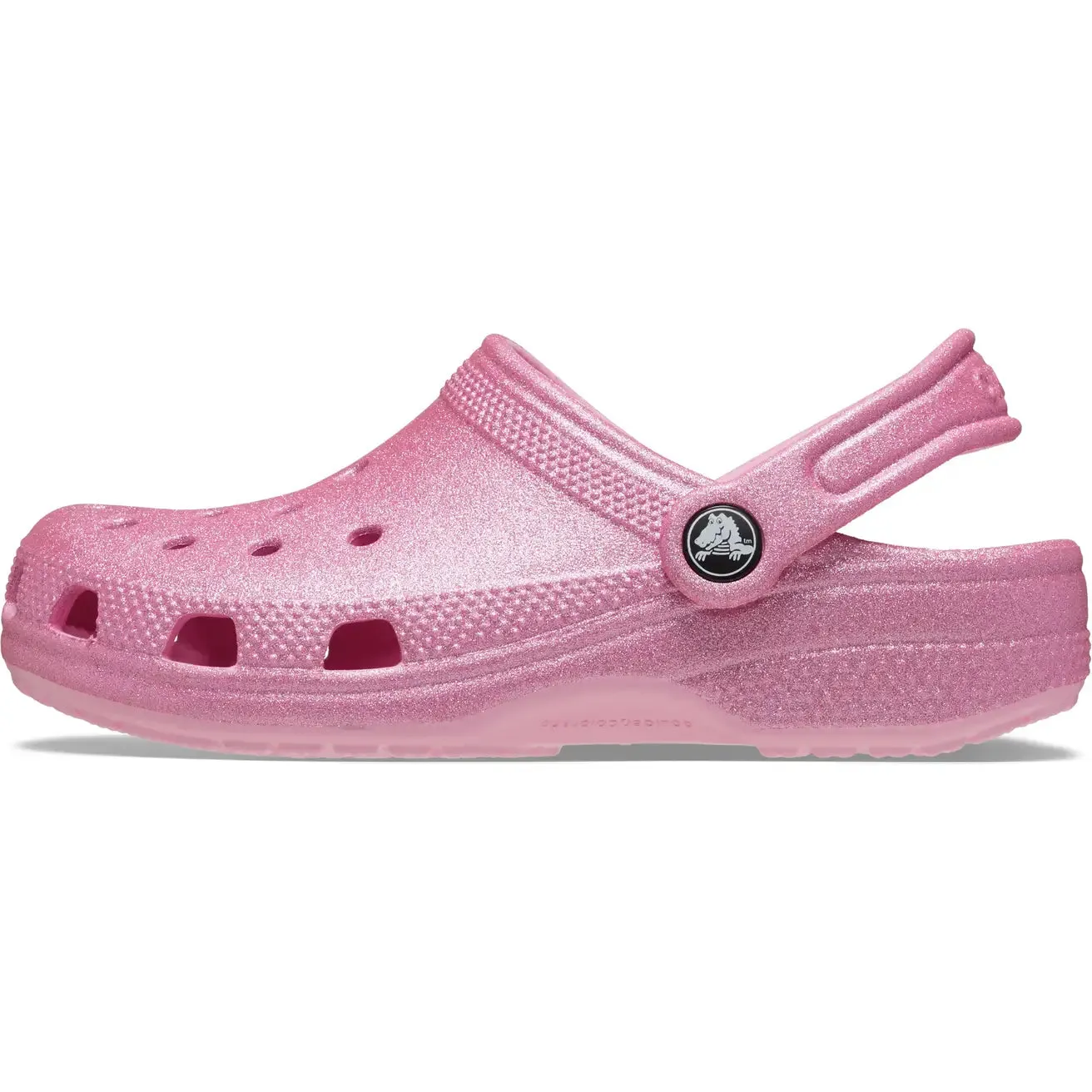 Crocs Classic Glitter Clog Kids (Pink Tweed Glitter)