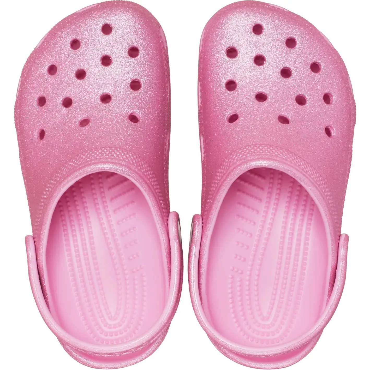 Crocs Classic Glitter Clog Kids (Pink Tweed Glitter)