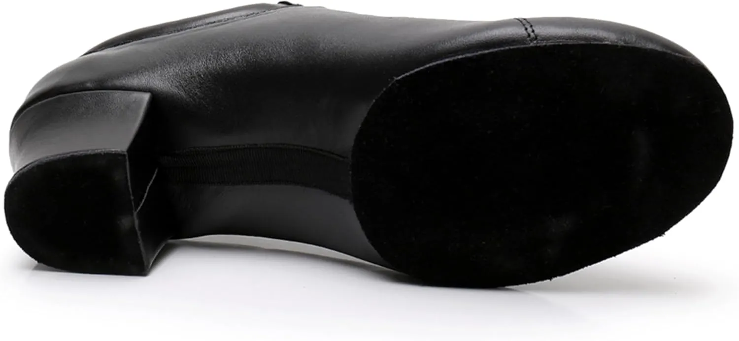 Dance Shoes for Men Ballroom Lace-up Standard Latin Tango Salsa Shoes with Heel X8006