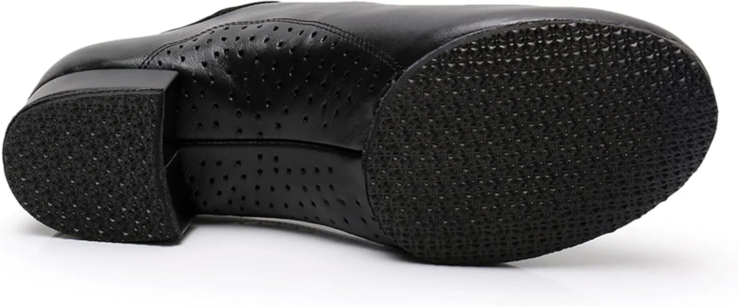 Dance Shoes for Men Ballroom Lace-up Standard Latin Tango Salsa Shoes with Heel X8007
