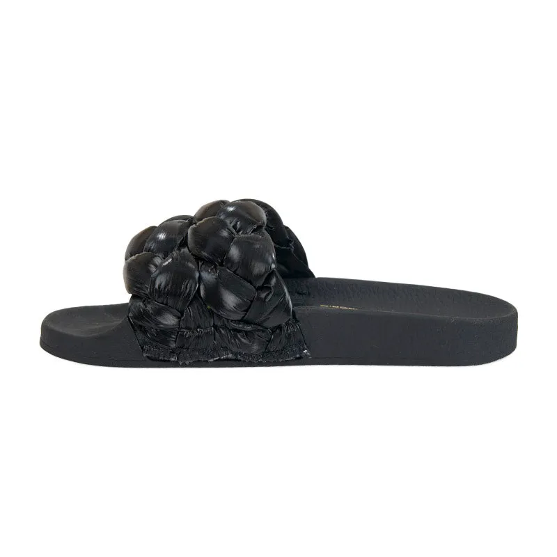 Double Billow Slide - Black - LAST PAIR - Size 37