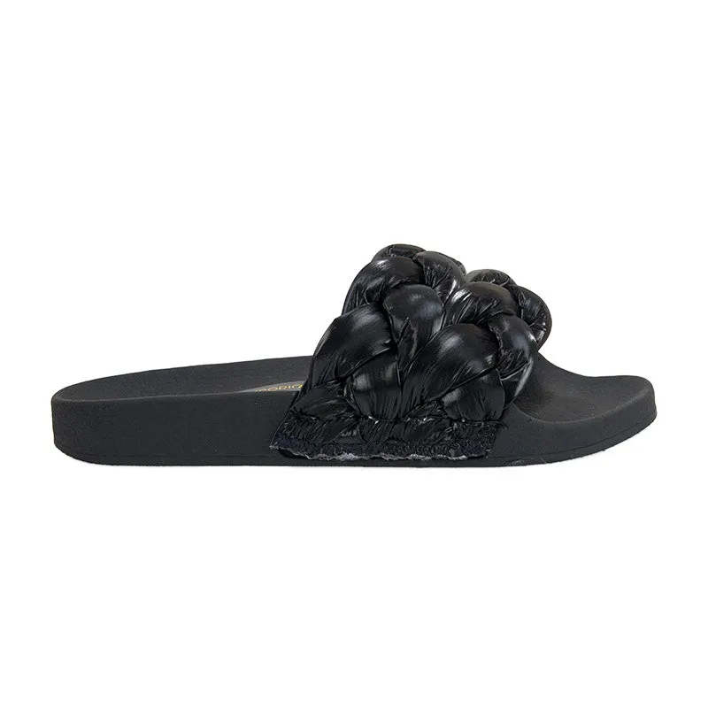 Double Billow Slide - Black - LAST PAIR - Size 37