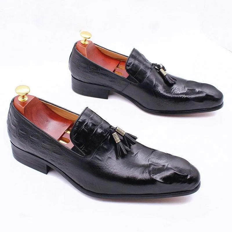 DW Men's Tassel Leather Luxurious Loafers