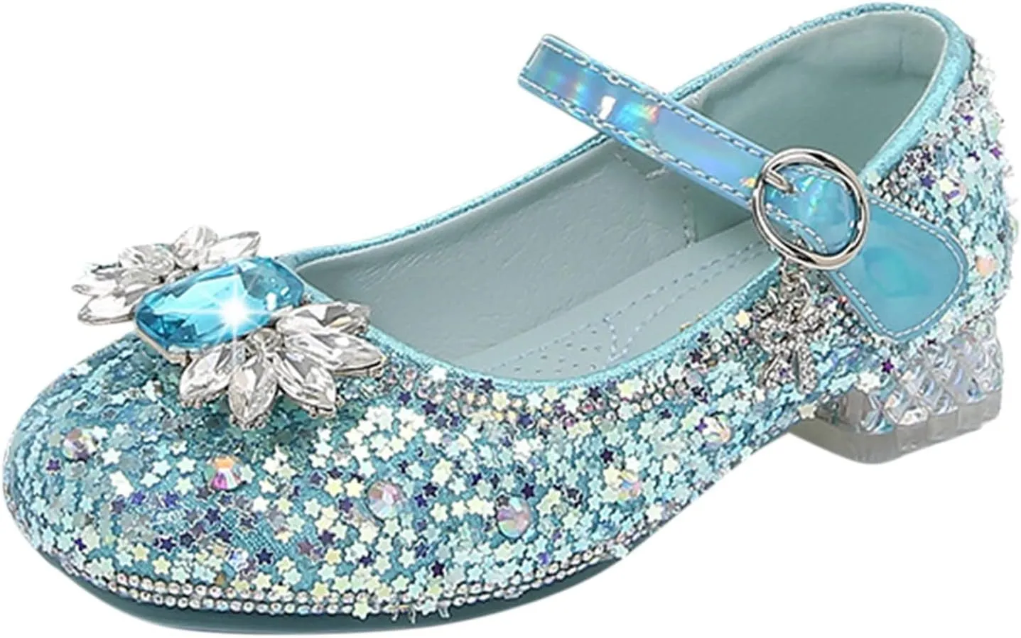 Fashion Autumn Toddler and Girls Casual Shoes Dance Shoes Round Toe Buckle Dress Shoes Big Kid Sneaker