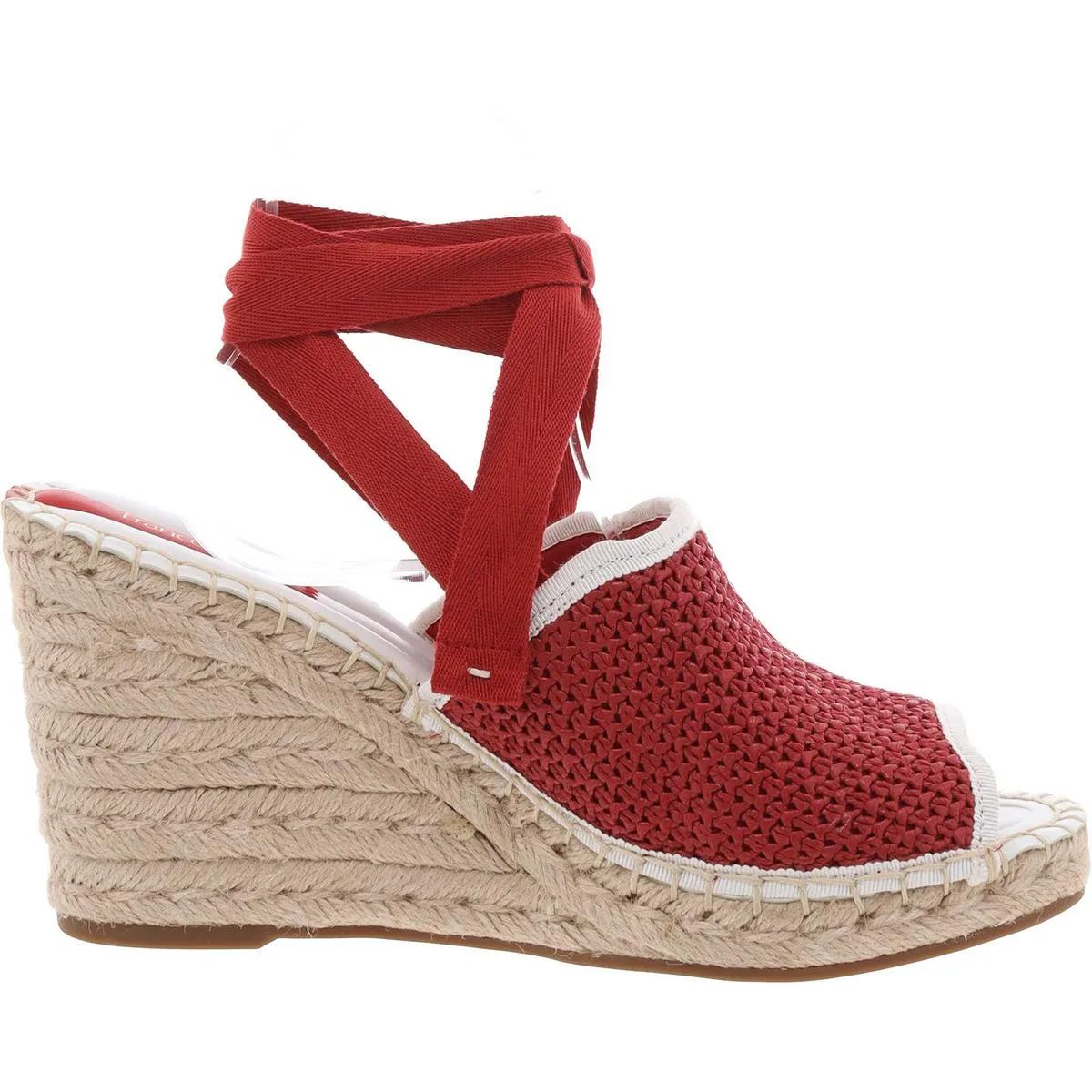 Franco Sarto Womens L Sierra Woven Lace Up Espadrilles