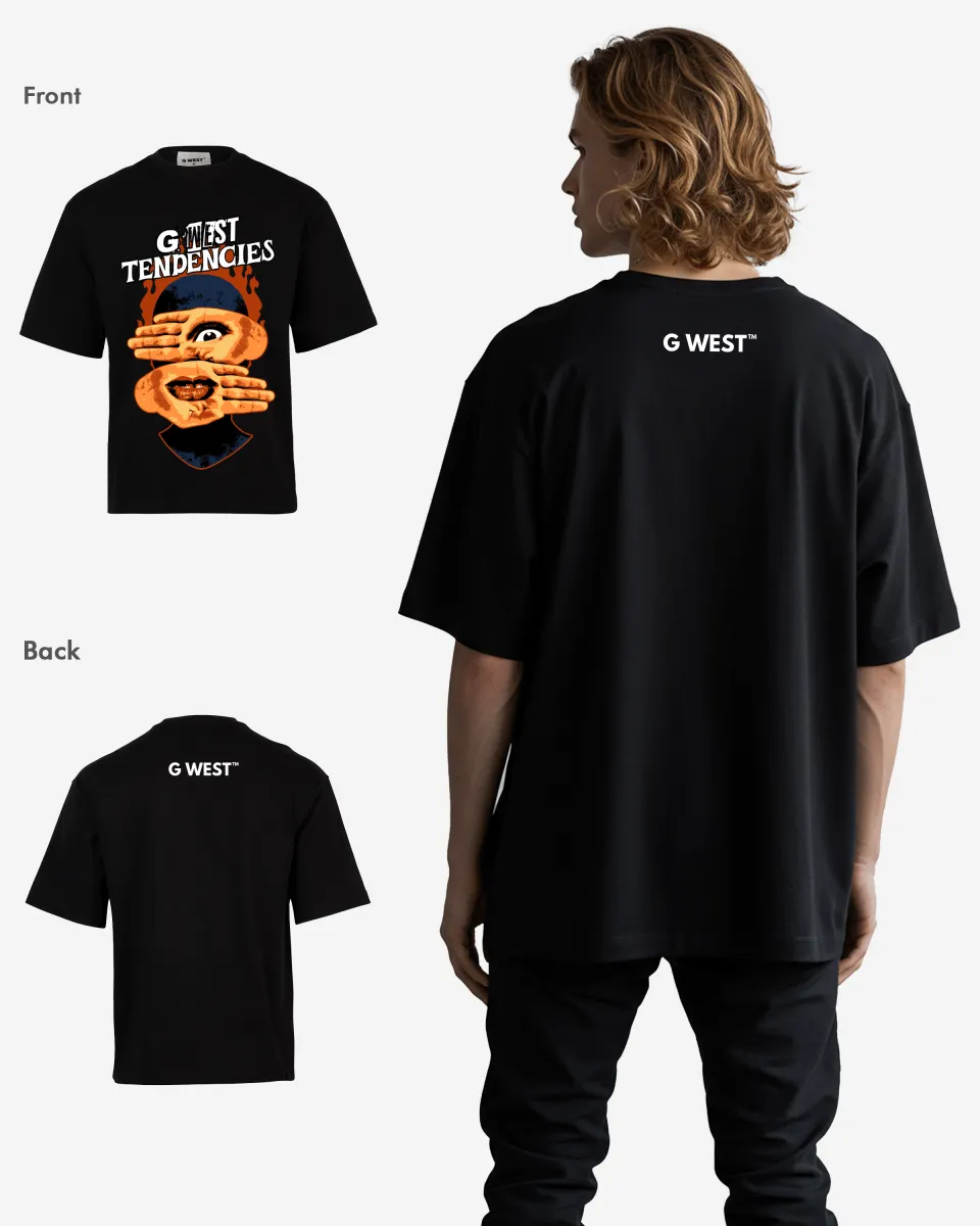 G-WEST TENDENCIES OVERSIZED TEE GWROJMT79