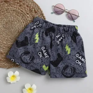 Game On Printed Short