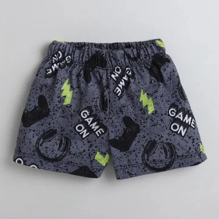 Game On Printed Short