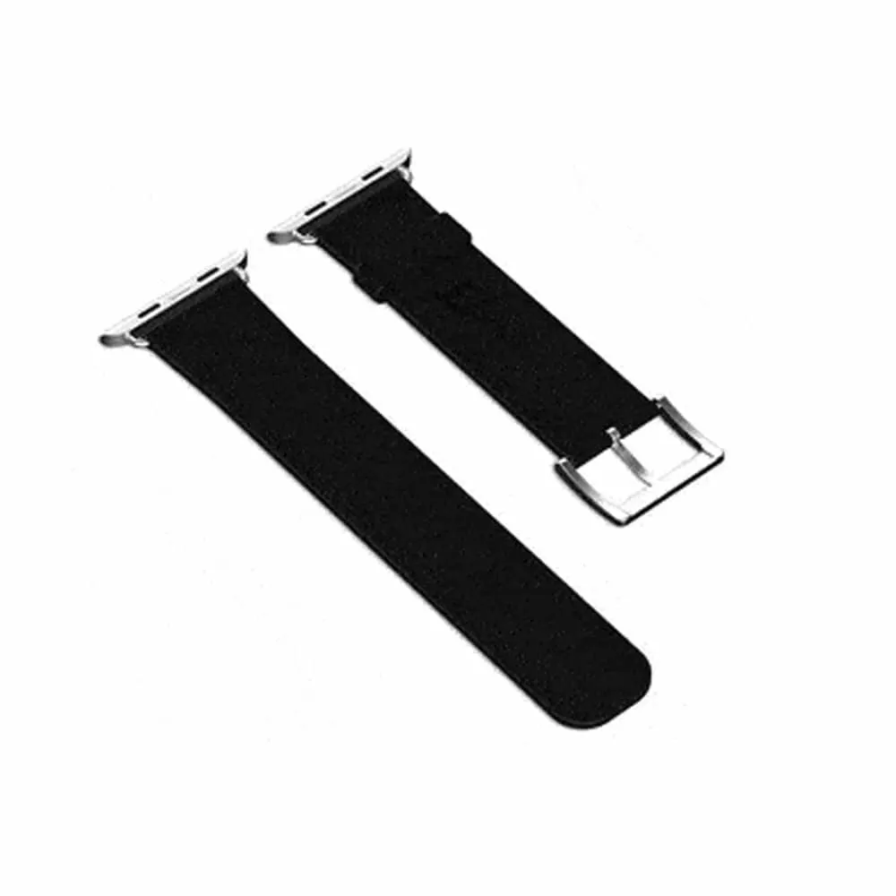 Genuine Leather Strap for 38/40/41mm Apple Watch- Black