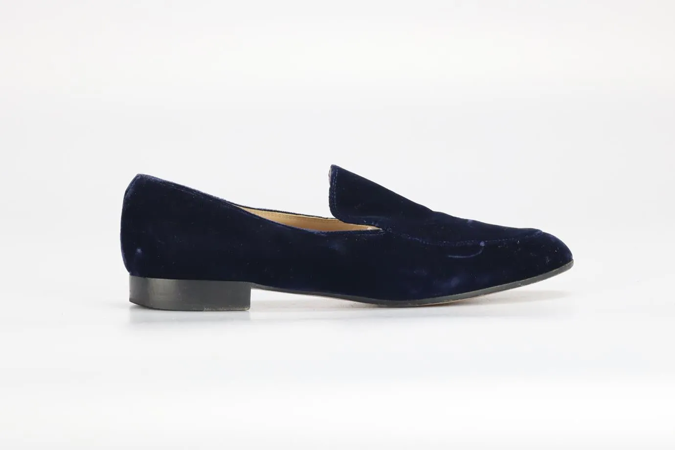 GIANVITO ROSSI VELVET LOAFERS EU 40 UK 7 US 10