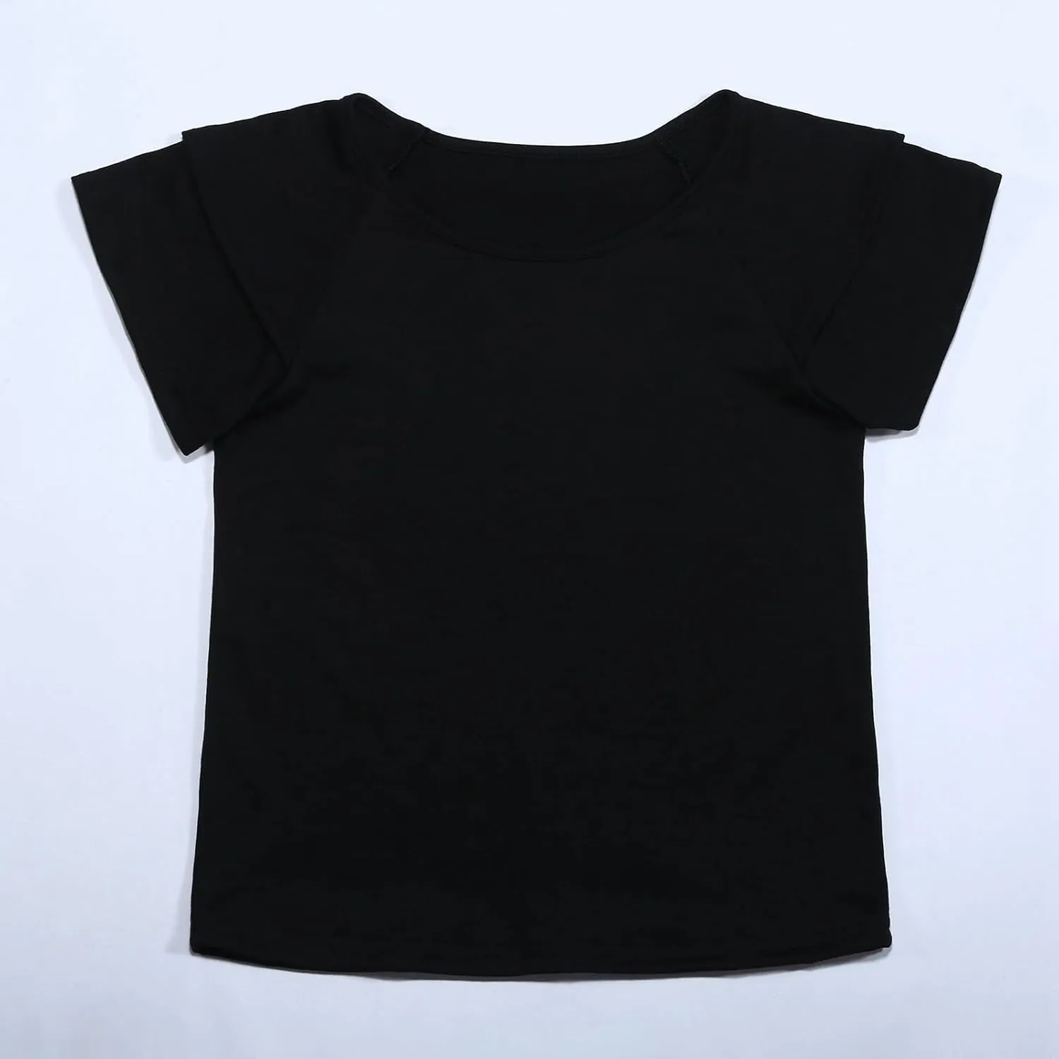 Girls Short Sleeve T-Shirts for Kids 3-12Y Trendy Elegant Dressy Crewneck Flutter Short Sleeve Tunic Tops Activewear Playwear